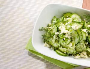 Рецепти за диетични зеленчукови салати за отслабване